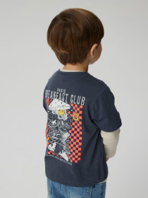 NAME IT T-shirt Dartin Ombre Blue Brekfast Club