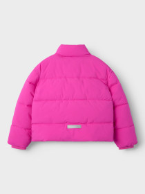 NAME IT Puffer Jakke Magda Pink Glo