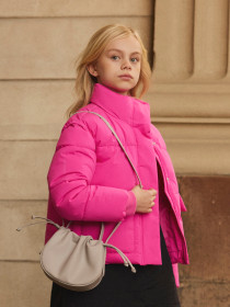 NAME IT Puffer Jakke Magda Pink Glo