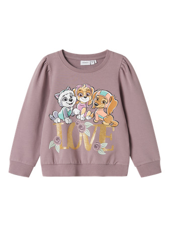 NAME IT Sweatshirt Paw Patrol Messe Purple Dove