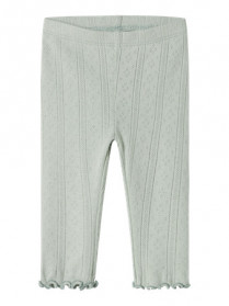 NAME IT Leggings Silke Aqua Gray