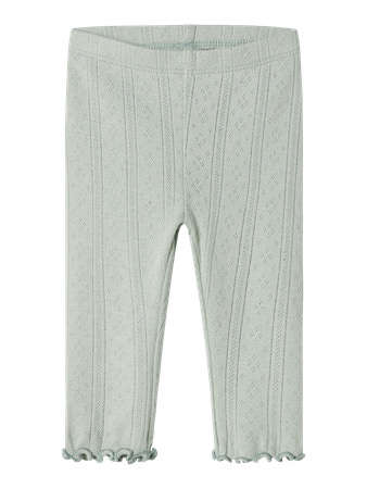 NAME IT Leggings Silke Aqua Gray