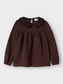 NAME IT Bluse Olyssa Seal Brown