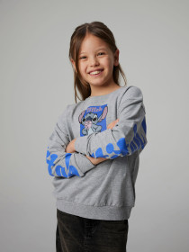 NAME IT Sweatshirt Stitch Akira Grey Melange