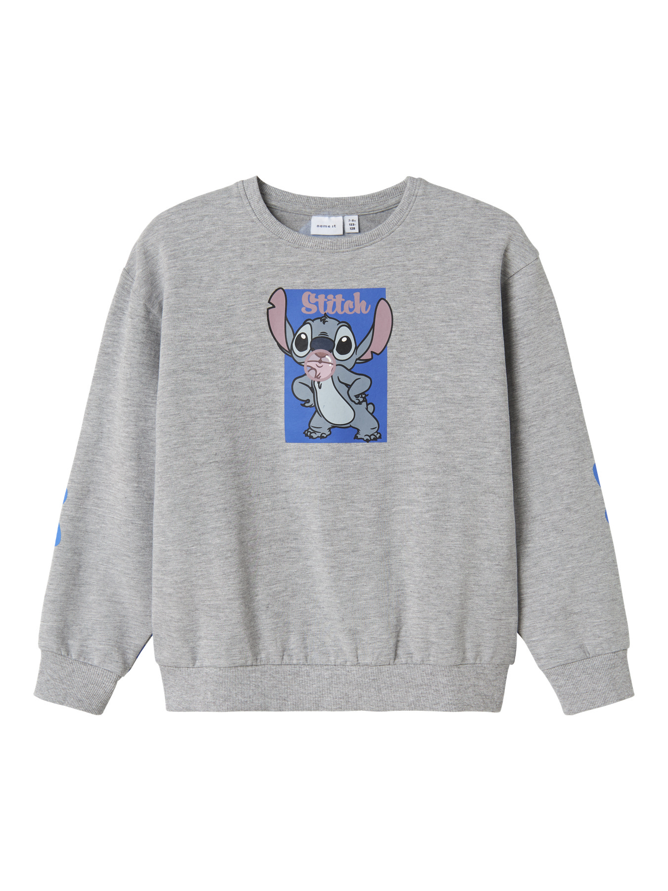 NAME IT Sweatshirt Stitch Akira Grey Melange billede