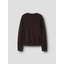 NAME IT Strik Cardigan Valane Chocolate Plum