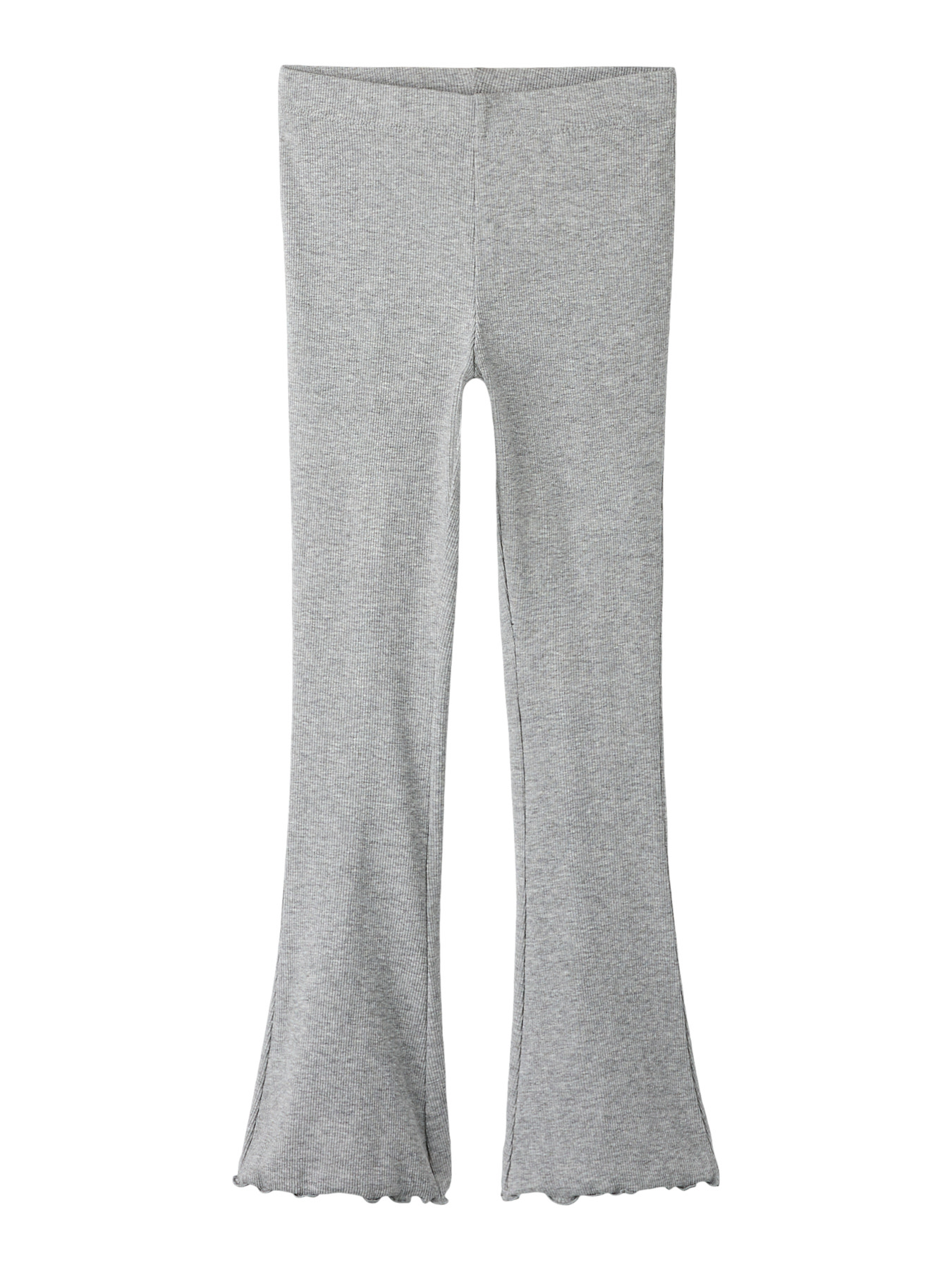 Name It NkfNakal Rib Leggings - Grey Melange