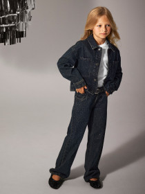 NAME IT Wide Jeans Rihnesten Rose Dark Midnight Denim