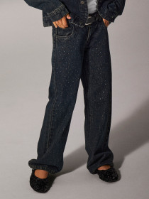 NAME IT Wide Jeans Rihnesten Rose Dark Midnight Denim