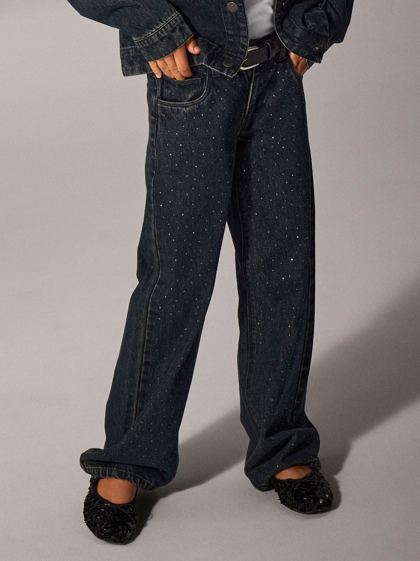 NAME IT Wide Jeans Rihnesten Rose Dark Midnight Denim