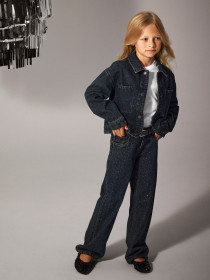 NAME IT Denim Jakke Rhea Rhine Dark Midnight Denim