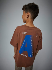 NAME IT T-shirt Oakley Carob Brown