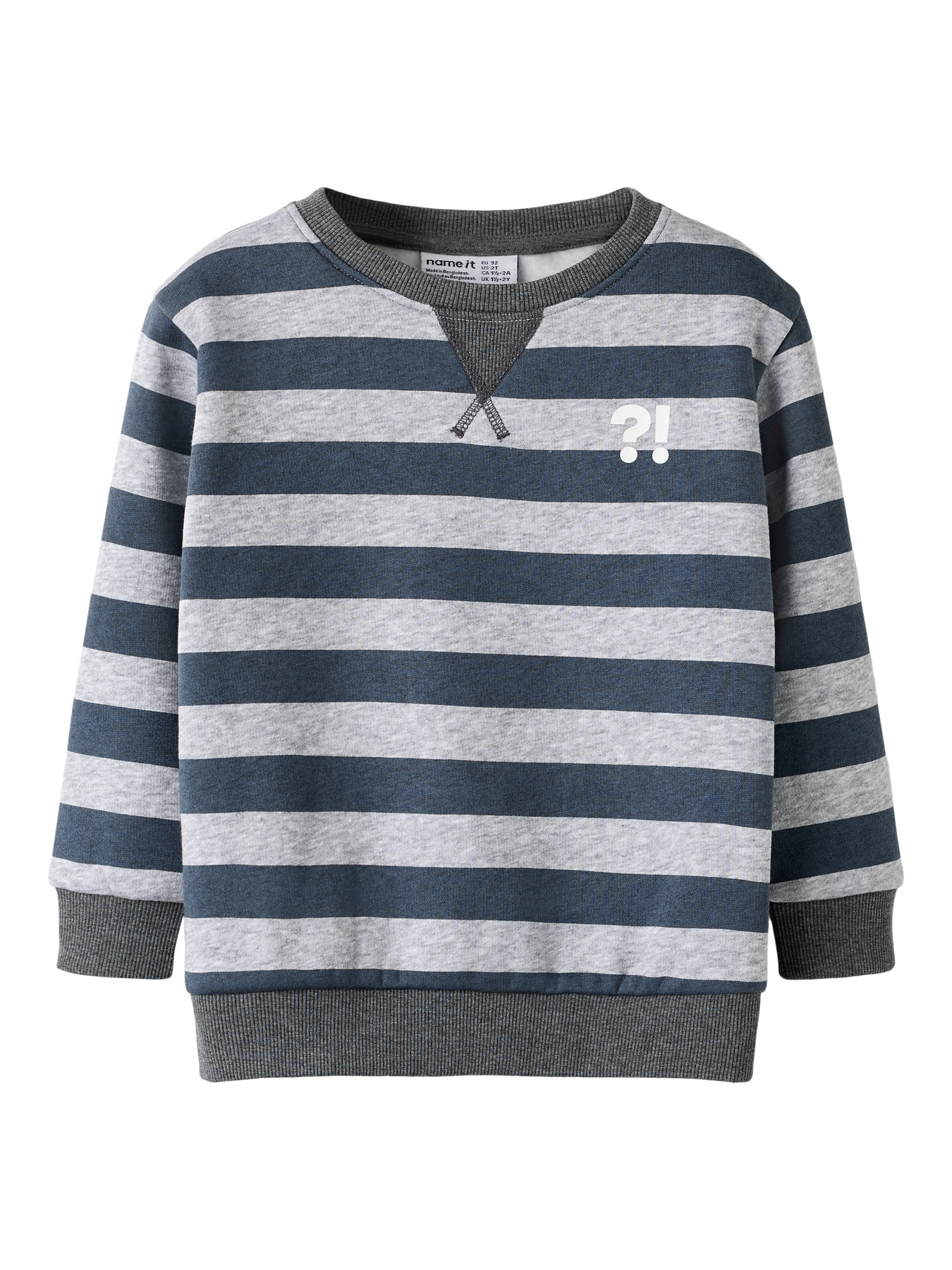 NAME IT Sweatshirt Ovillo Light Grey Melange