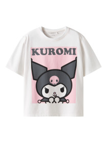 NAME IT T-shirt Kuromi Akisa Box Cloud Dancer