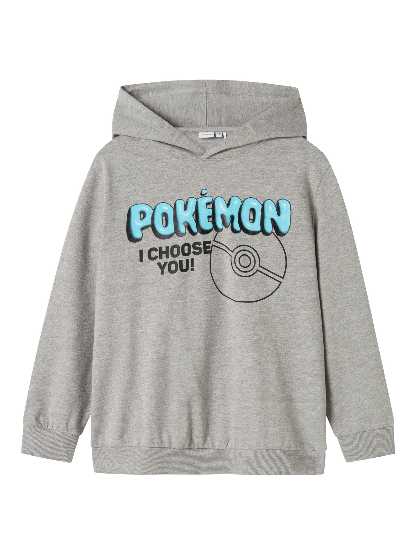 NAME IT Sweatshirt Srek Pokemon Box Grey Melange
