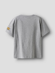 NAME IT T-shirt Stuff Stumbel Box Grey Melange