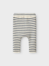 NAME IT Strik Bukser Ostripe Insignia Blue Cloud Dancer
