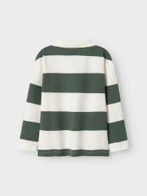 NAME IT Polo Bluse Nutiva Cloud Dancer Garden Topiary