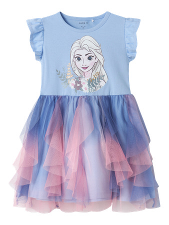 Name It Midi Kjole Serenity Med Elsa Og Tylskørt - Str. 2y 92cm