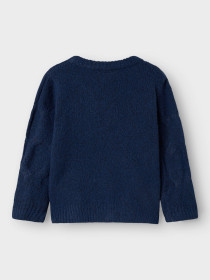 NAME IT Strik Trøje Olivia Navy Blazer