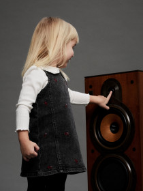 NAME IT Denim Spencer Brynn Medium Grey Denim Flower