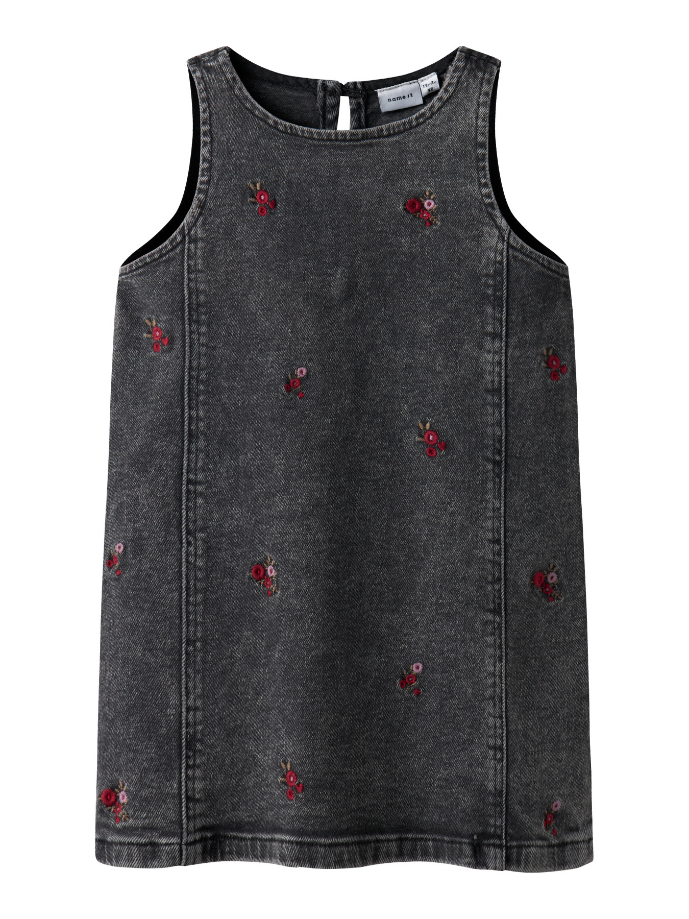 NAME IT Denim Spencer Brynn Medium Grey Denim Flower