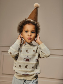 LIL ATELIER Striktrøje Lamai Turtledove