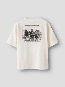 NAME IT T-shirt Ollie Box Cloud Dancer