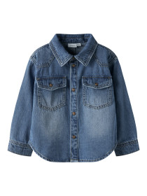 NAME IT Overshirt Blue Medium Blue Denim