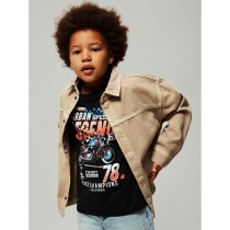 NAME IT Overshirt Bobby Chinchilla
