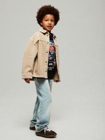 NAME IT Overshirt Bobby Chinchilla