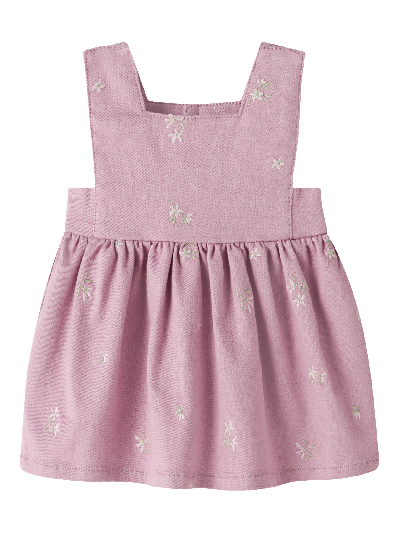 NAME IT Kjole Twill Scarlet Dawn Pink Flower