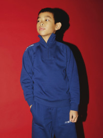 NAME IT Sweatshirt Half Zip Obie Insignia Blue