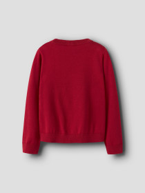 NAME IT Striktrøje Reamo Jester Red