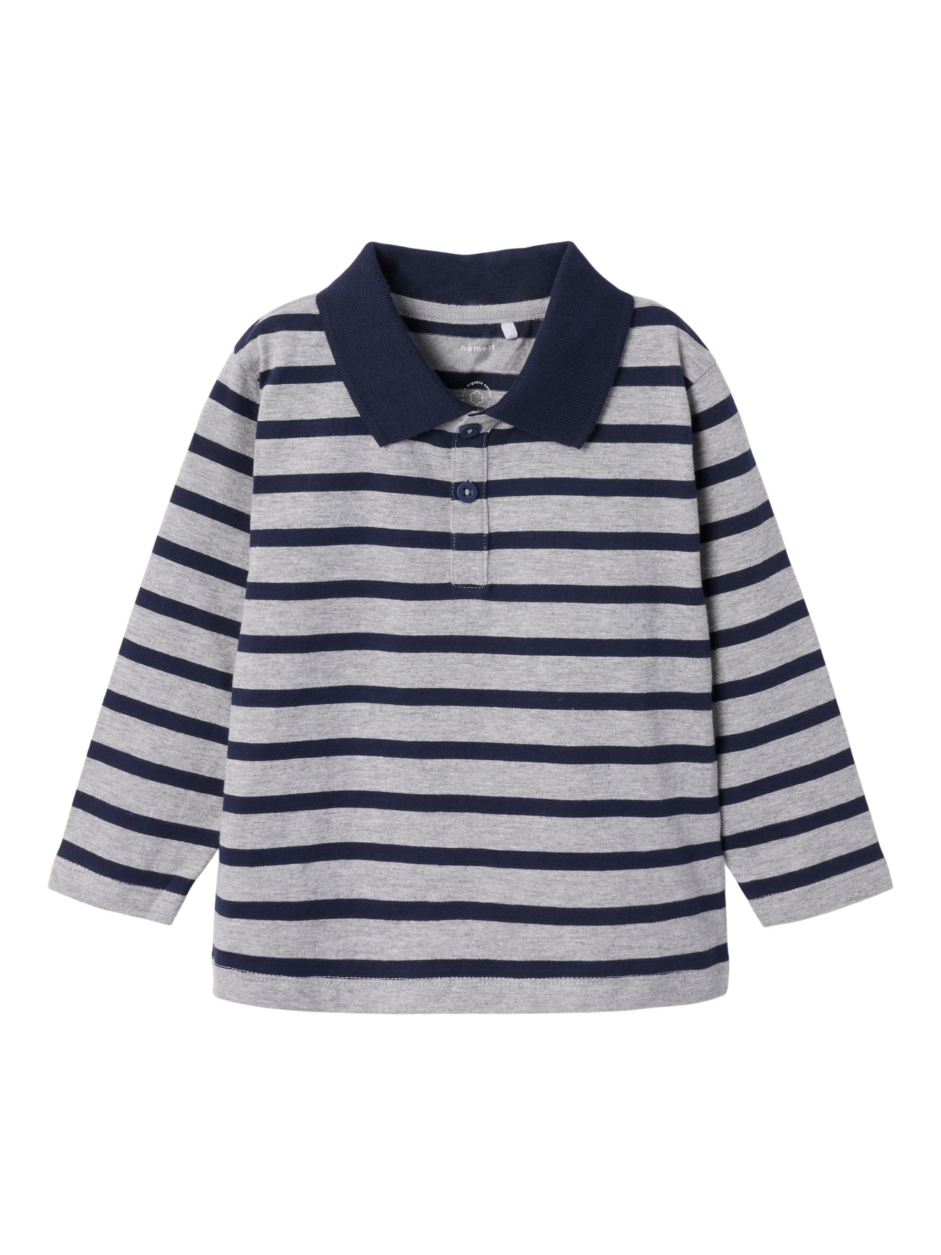 NAME IT Polo Bluse Otis Grey Melange