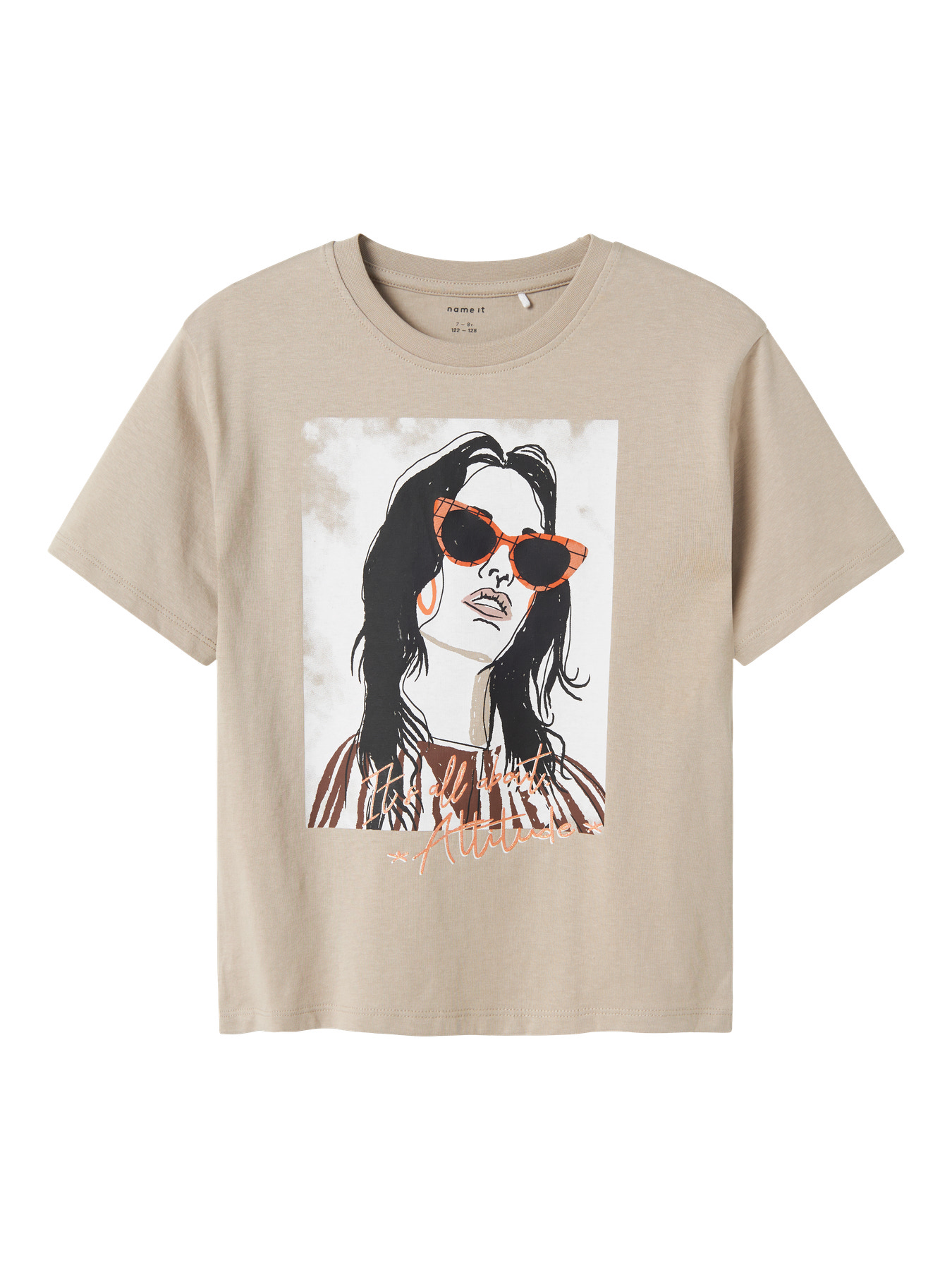 NAME IT T-shirt Fobia Island Fossil