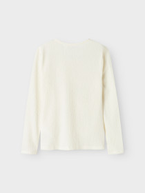 NAME IT Slim Bluse Odny Cloud Dancer