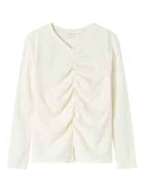 NAME IT Slim Bluse Odny Cloud Dancer