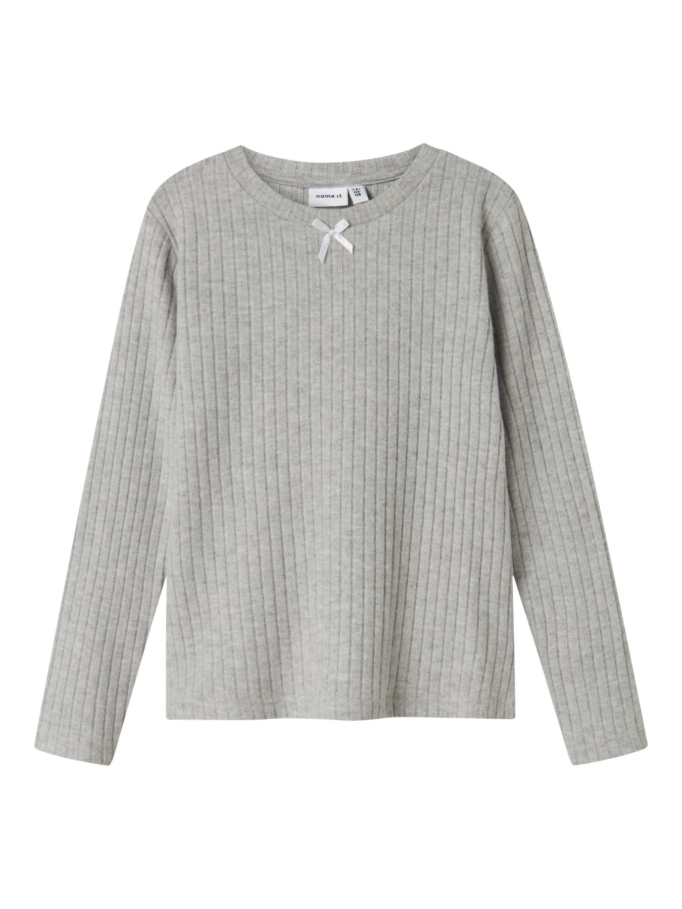 NAME IT Bluse Olene Grey Melange