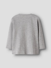 NAME IT Bluse Oris Box Grey Melange