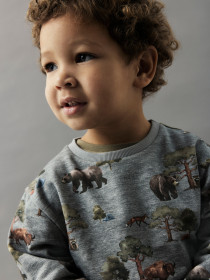NAME IT Sweatshirt Olin Grey Melange