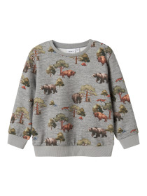 NAME IT Sweatshirt Olin Grey Melange