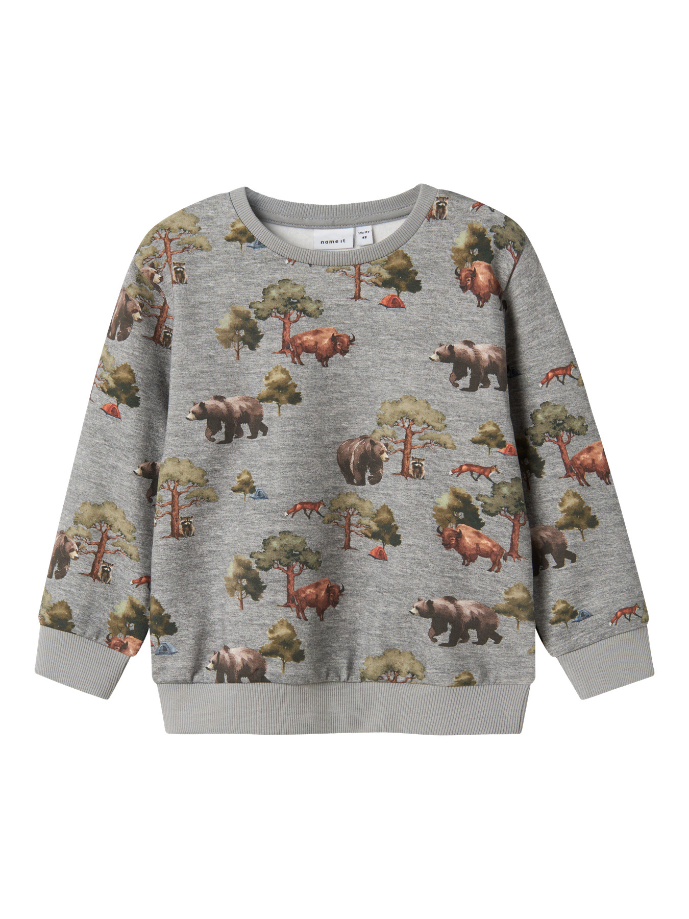 NAME IT Sweatshirt Olin Grey Melange