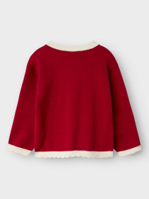 NAME IT Strik Cardigan Ralbo Jester Red