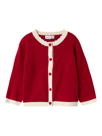 NAME IT Strik Cardigan Ralbo Jester Red