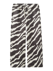 NAME IT Wide Bukser Ofelias Black Zebra