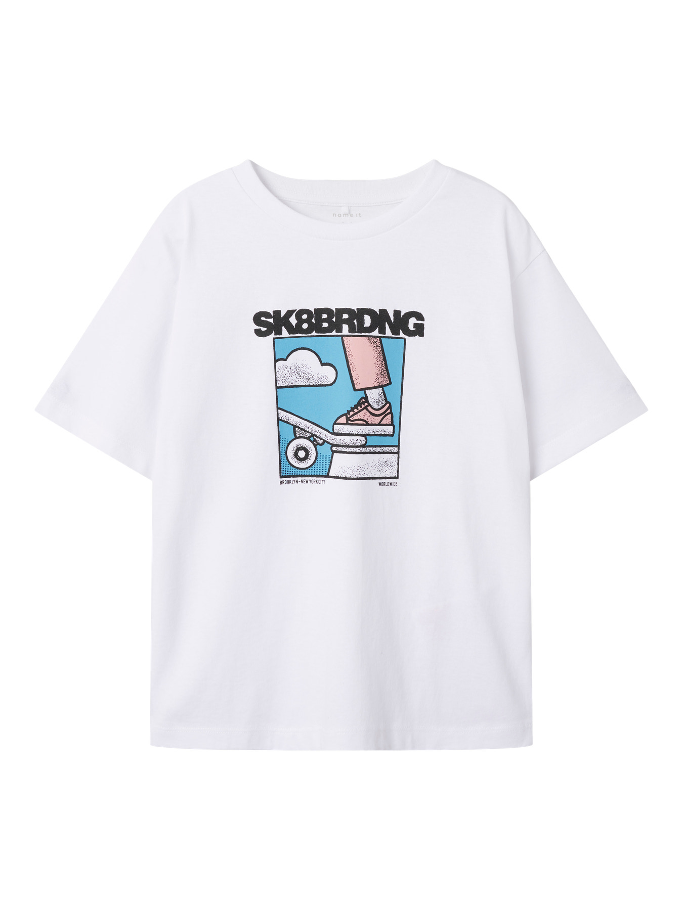 NAME IT T-shirt Saldur Bright White