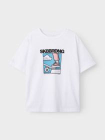 NAME IT T-shirt Saldur Bright White