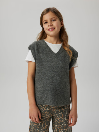 NAME IT Strik Vest Berit Monument