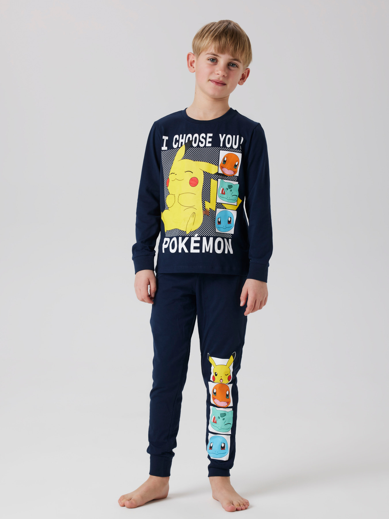 NAME IT Natsæt Abel Pokemon Navy Blazer